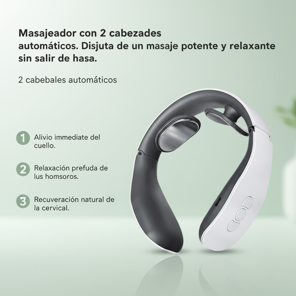 Masajeador Nexura Pulse™ + Almohada ortopédica (GRATIS)