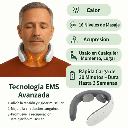 Masajeador Nexura Pulse™ + Almohada ortopédica (GRATIS)